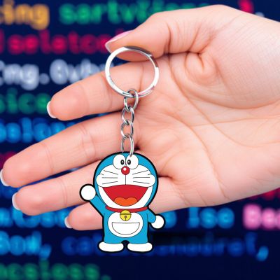 Doraemon key chain Acrylic Anime & Cartoon Theme Keychain For Bike & Car Birthday R